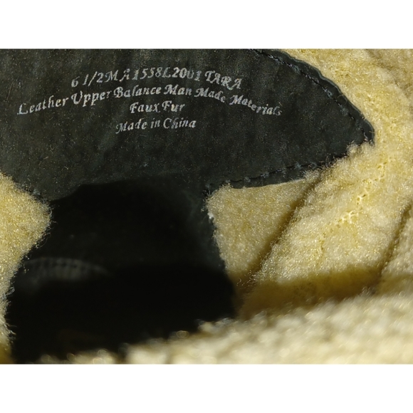 Sam Edelman Tara Brown/Black Leather shearling Ankle boots - Picture 13 of 16